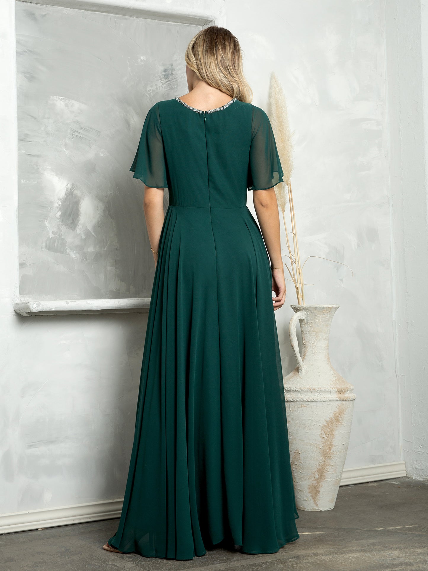 EA24-3468 Chiffon gown