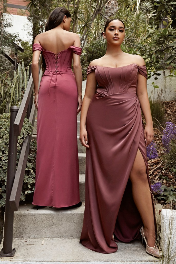 CIND-7484 Off Shoulder Corset Bodice